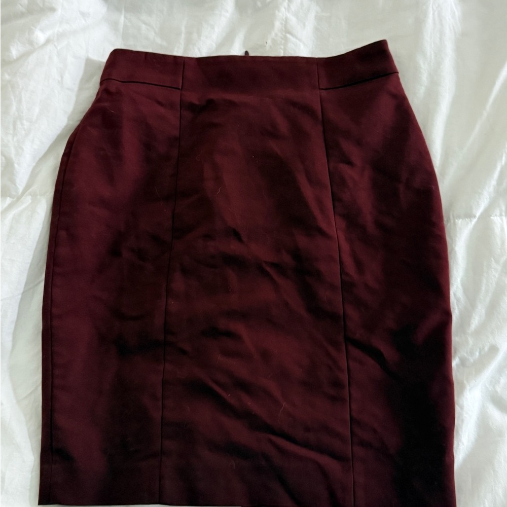 H&M Burgundy Skirt- Size 6